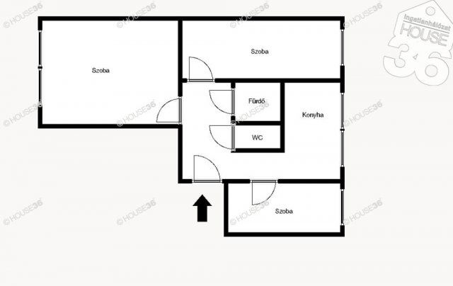 Eladó panellakás, Kecskeméten 43.9 M Ft, 3 szobás