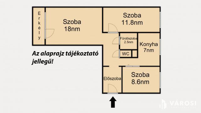 Eladó panellakás, Szegeden 55 M Ft, 3 szobás