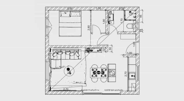 Eladó ikerház, Balatonkeresztúron 59.5 M Ft, 2 szobás