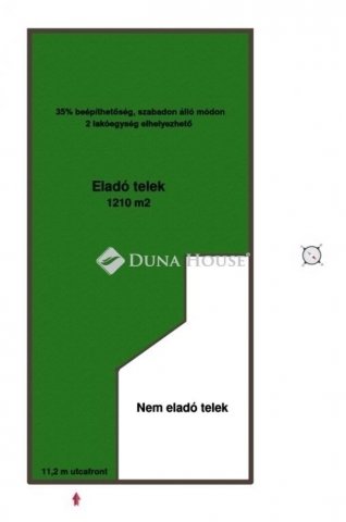 Eladó telek, Budapesten, XVIII. kerületben 74.9 M Ft