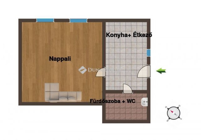 Eladó téglalakás, Budapesten, X. kerületben 25.5 M Ft, 1 szobás
