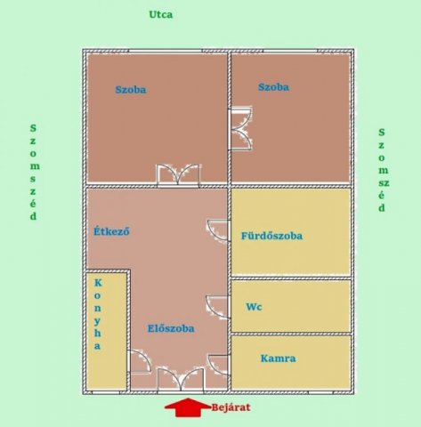 Eladó téglalakás, Budapesten, XIII. kerületben, Csanády utcában