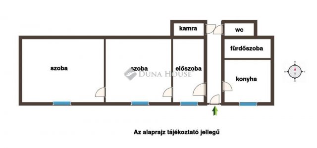 Eladó családi ház, Magyarszéken 24.5 M Ft, 2 szobás