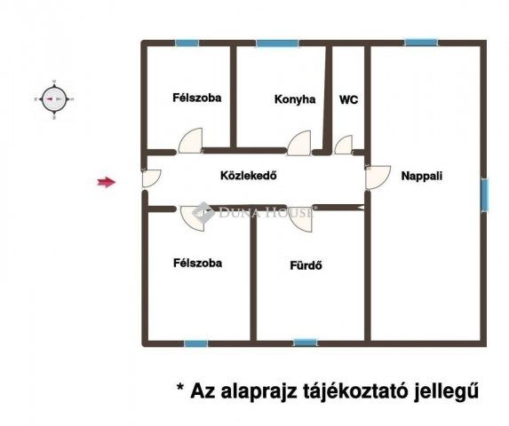Eladó téglalakás, Budapesten, II. kerületben 76.7 M Ft, 3 szobás