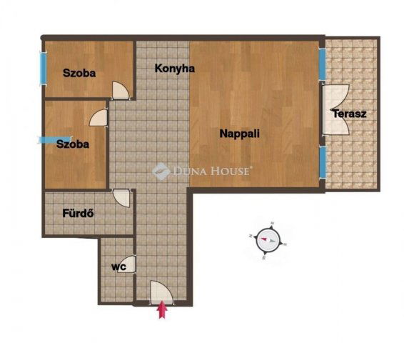 Kiadó téglalakás, albérlet, Pécsett 240 E Ft / hó, 3 szobás