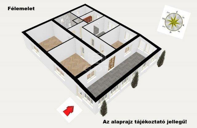 Eladó családi ház, Úrin 54.9 M Ft, 3 szobás