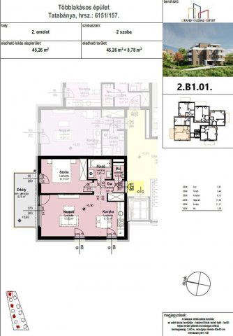 Eladó téglalakás, Tatabányán, Petőfi Sándor utcában