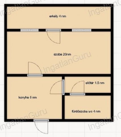 Kiadó panellakás, albérlet, Kecskeméten 120 E Ft / hó, 1 szobás