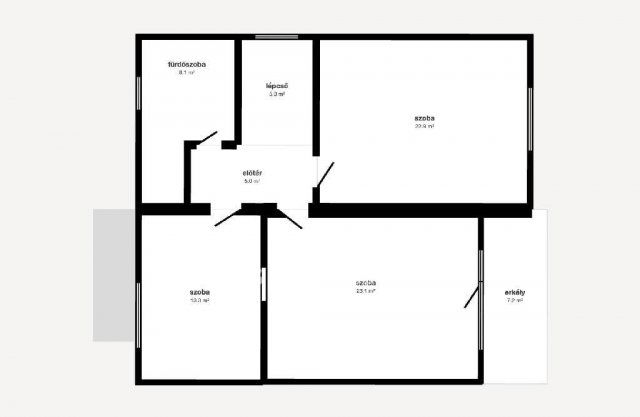 Eladó családi ház, Tuzséren 16 M Ft, 3+1 szobás
