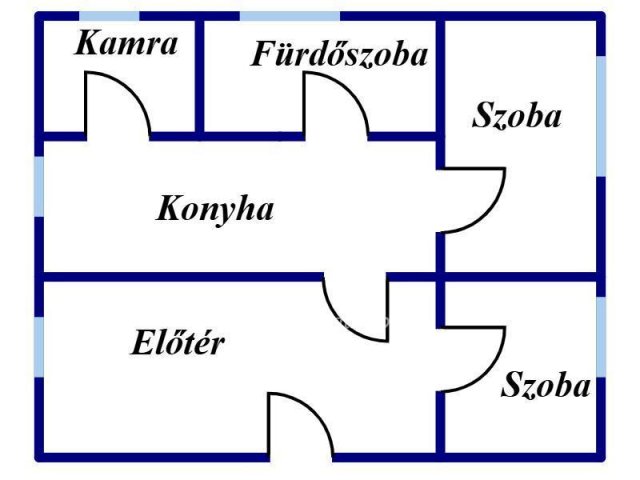 Eladó téglalakás, Zircen 35 M Ft, 2 szobás