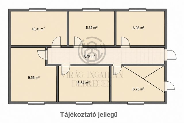 Kiadó üzlethelyiség, Debrecenben, Vág utcában 200 E Ft / hó