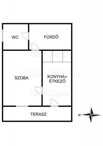 Eladó nyaraló, Balatonbogláron 26.5 M Ft, 1 szobás