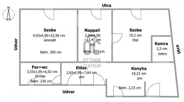 Eladó családi ház, Apátfalván 17.9 M Ft, 3 szobás