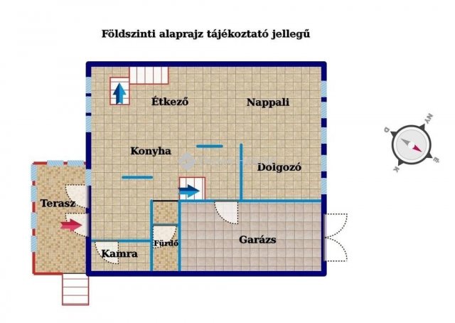 Eladó ikerház, Vasváron 70 M Ft, 4+1 szobás
