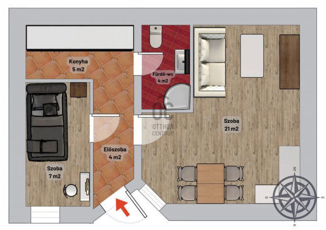 Eladó téglalakás, Budapesten, VIII. kerületben 49.75 M Ft