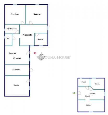 Eladó családi ház, Kecskeméten 45 M Ft, 6 szobás