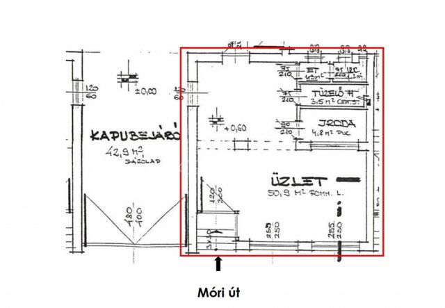 Kiadó üzlethelyiség, Székesfehérvárott 160 E Ft / hó