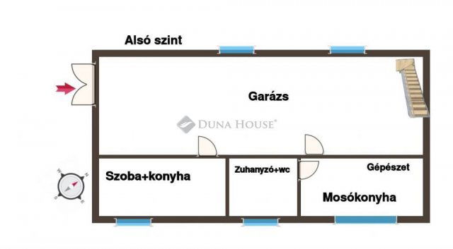 Eladó családi ház, Pécsett, Szövőgyár utcában 79.9 M Ft