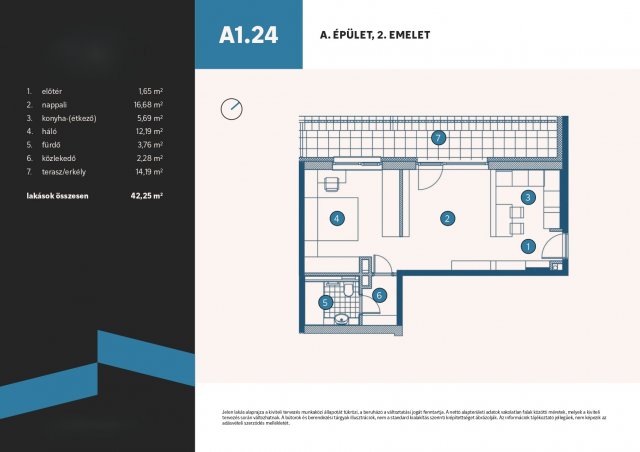 Eladó téglalakás, Vámosszabadin 47.15 M Ft, 1 szobás