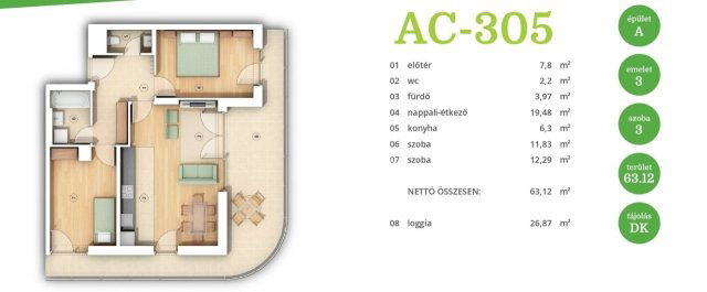 Eladó téglalakás, Budapesten, XIV. kerületben 131.4 M Ft