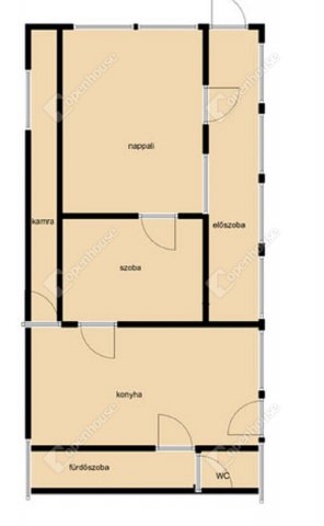 Eladó családi ház, Debrecenben 33 M Ft, 2 szobás