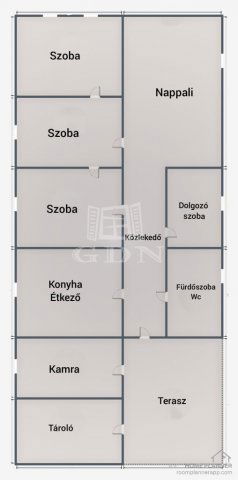 Eladó családi ház, Nemesdéden 24.9 M Ft, 3+1 szobás