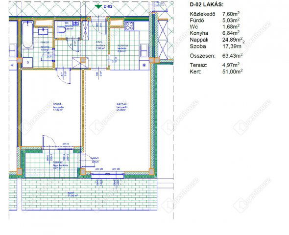 Eladó téglalakás, Miskolcon 63 M Ft, 2 szobás