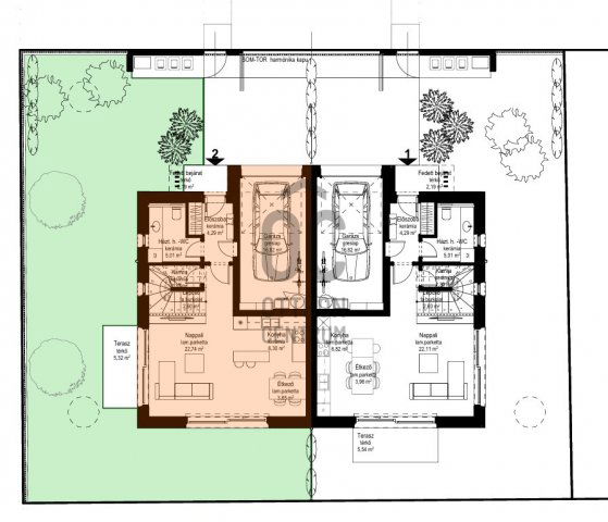 Eladó ikerház, Budapesten, X. kerületben 159.9 M Ft, 4 szobás