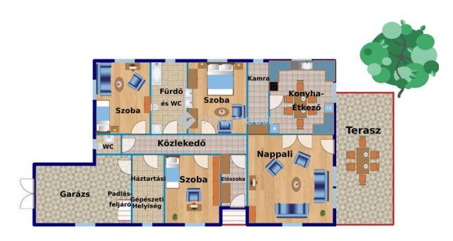 Eladó családi ház, Budapesten, XVI. kerületben, Kolozs utcában