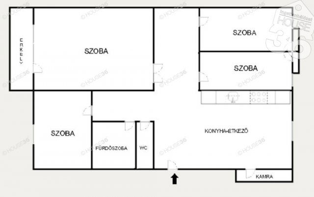 Eladó panellakás, Kecskeméten 56.5 M Ft, 4 szobás
