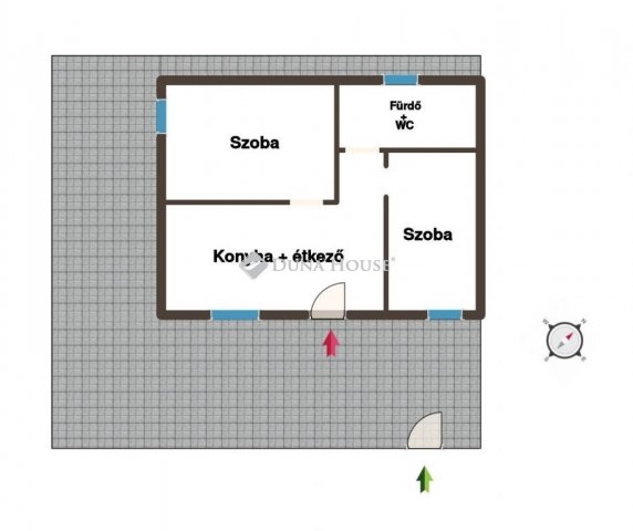 Eladó ikerház, Budapesten, XX. kerületben 39.9 M Ft, 2 szobás