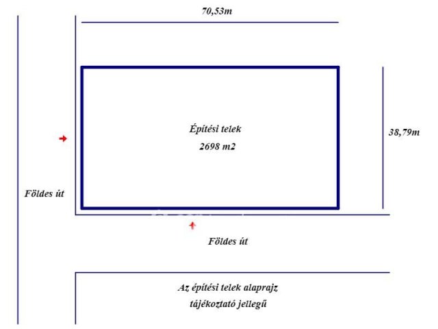 Eladó telek, Helvécián 9.5 M Ft / költözzbe.hu