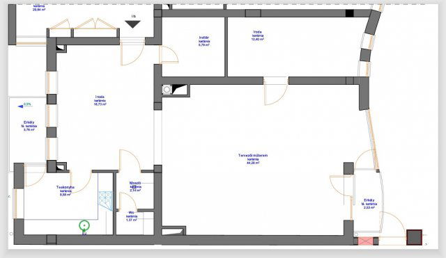 Eladó iroda, Nyíregyházán 92 M Ft, 3 szobás