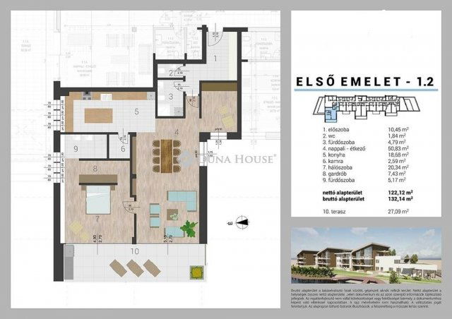 Eladó téglalakás, Ráckevén 183.419 M Ft, 2 szobás