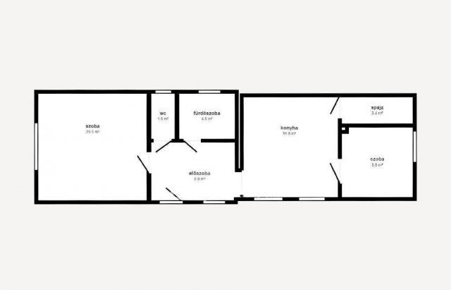 Eladó családi ház, Sajóbábonyon 29.9 M Ft, 2 szobás