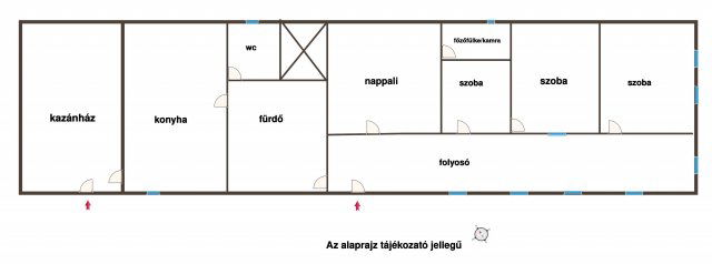 Eladó családi ház, Baksán 54.99 M Ft, 4 szobás