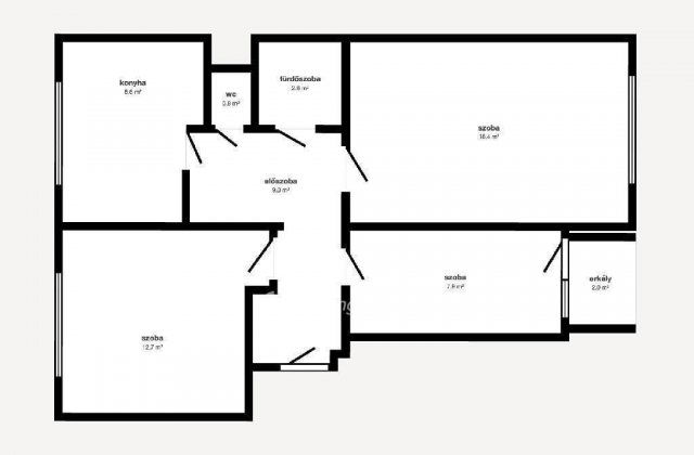 Eladó panellakás, Miskolcon 35.5 M Ft, 2+1 szobás