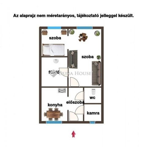 Eladó téglalakás, Tiszaújvárosban 19.5 M Ft, 2 szobás