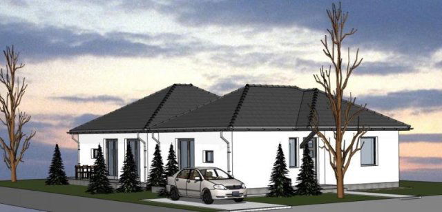 Eladó ikerház, Százhalombattán 91.9 M Ft, 3 szobás