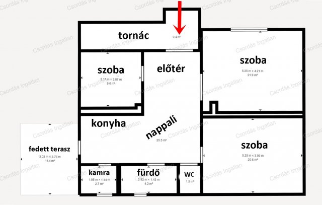 Eladó családi ház, Veszprémben 67.9 M Ft, 3+1 szobás