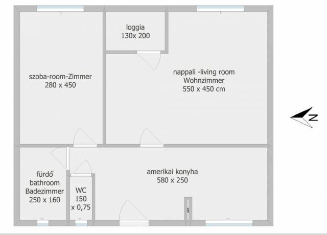 Eladó téglalakás, Bátonyterenyén 16.9 M Ft, 2 szobás
