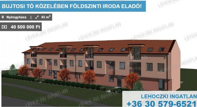 Eladó iroda, Nyíregyházán 40.5 M Ft, 1 szobás