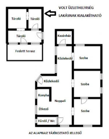 Eladó családi ház, Örkényen 34 M Ft, 3 szobás