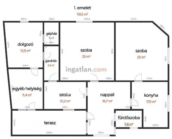 Eladó családi ház, Tiszasason 18 M Ft, 3 szobás
