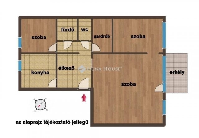 Eladó panellakás, Budapesten, XVI. kerületben 86.9 M Ft, 3 szobás