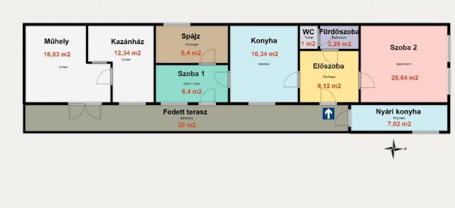 Eladó családi ház, Kiskunhalason 27.9 M Ft, 3 szobás