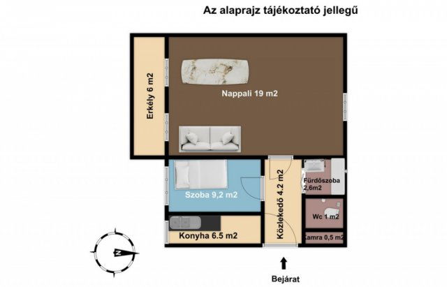 Eladó téglalakás, Budapesten, XVI. kerületben 49.9 M Ft