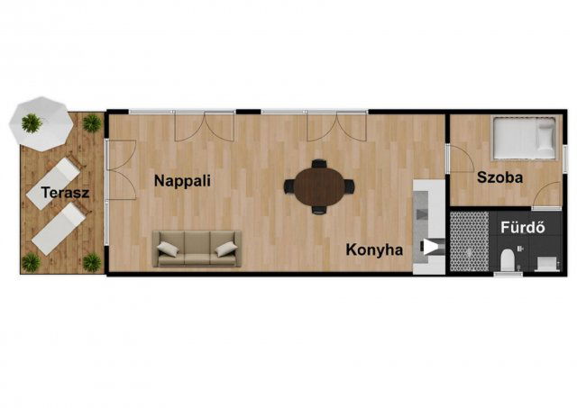 Eladó nyaraló, Verőcén 22.9 M Ft, 2 szobás