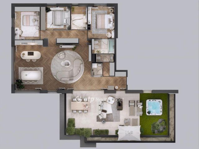 Eladó téglalakás, Balatonfüreden 409.318 M Ft, 4 szobás