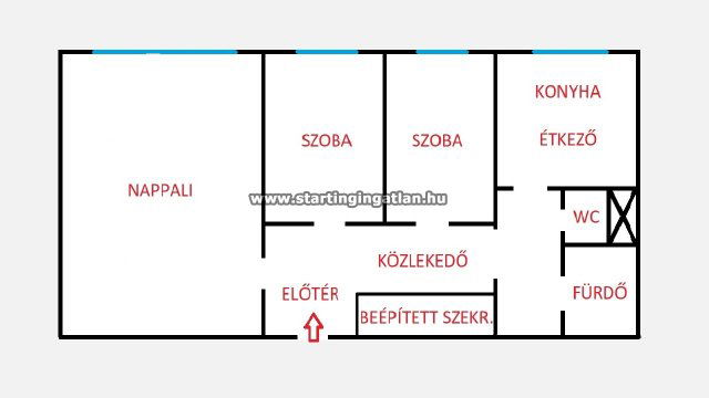 Eladó panellakás, Budapesten, IV. kerületben, Deák Ferenc utcában